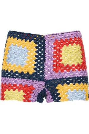 Marni Cotton Crochet Mini Shorts