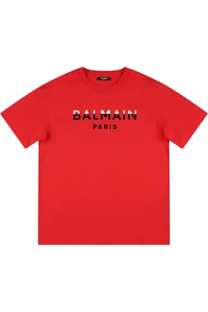 Balmain Cotton Jersey T-shirt W/ Logo