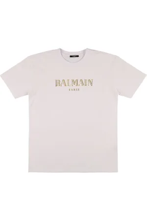 Balmain Cotton Jersey T-shirt W/ Logo
