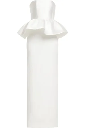 Solace Maddison Twill Maxi Dress W/ Ruffle