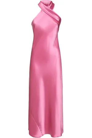 GALVAN Pandora Midi Halter Dress