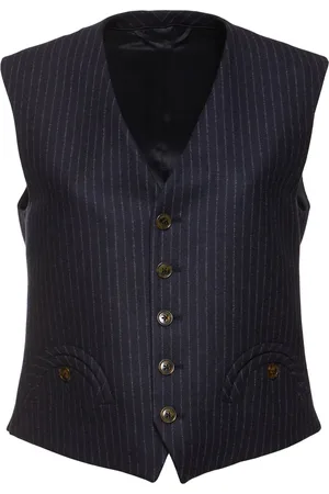 Blazé Milano Lady Maud Feral Pinstriped Wool Vest
