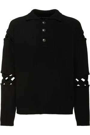 Andersson Bell Cutout Polo Sweater