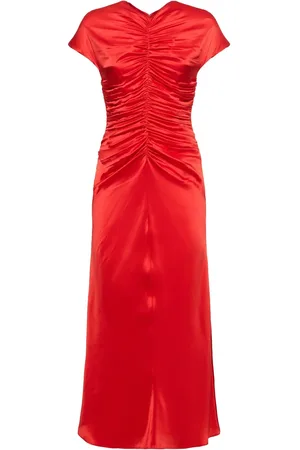 TOVE Aubree Satin Silk Long Dress