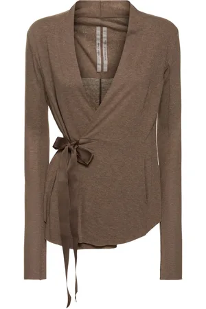 Rick Owens Hollywood Viscose Blend Cardigan