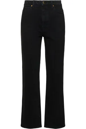 Khaite Abigail Straight Cotton Denim Jeans