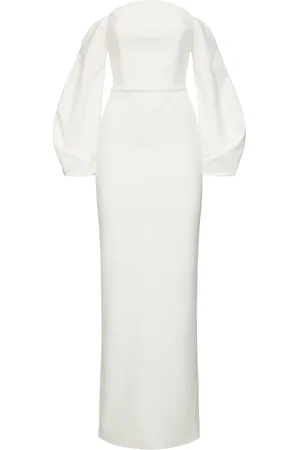 Solace Lotta Satin & Crepe Maxi Dress