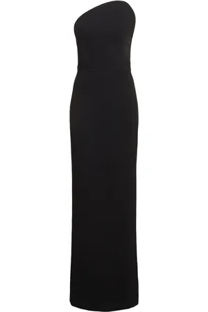 Solace Eve Strapless Woven Crepe Long Dress