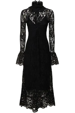 Paco rabanne Stretch Lace Midi Dress