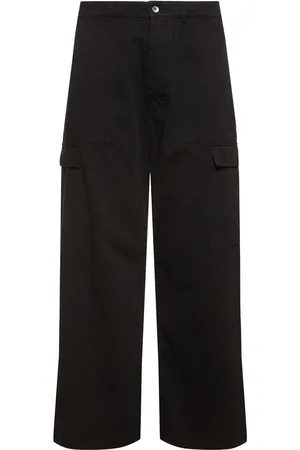 Rick Owens Cotton Twill Cargo Pants