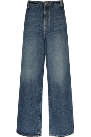 Khaite Bacall Low Rise Straight Jeans