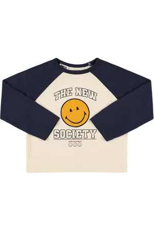 The New Society Printed Cotton Jersey T-shirt