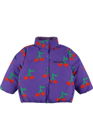 Bobo Choses Cherry Recycled Nylon Puffer Jacket
