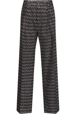 Missoni Chevron Lurex High Waisted Pants