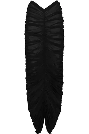 Khaite Laure Silk Blend Skirt