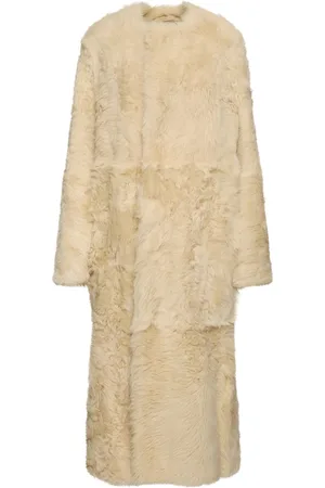 Totême Silky Shearling Long Coat