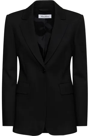 Max Mara Serio Wool Blend Single Breasted Blazer