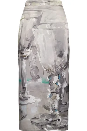 Msgm Printed Maxi Skirt