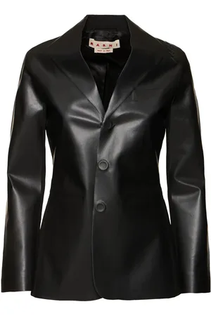 Marni Tropical Coated Wool Blazer