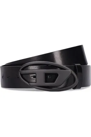 Diesel 3.9cm Oval-d Leather Belt
