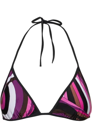 Puccini Printed Lycra Triangle Bikini Top
