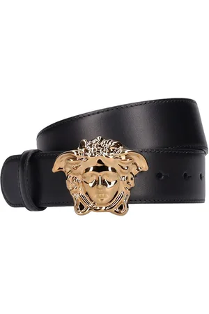 VERSACE 4cm Medusa Leather Belt