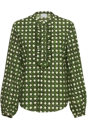 Giambattista Valli Printed Cotton Poplin Shirt