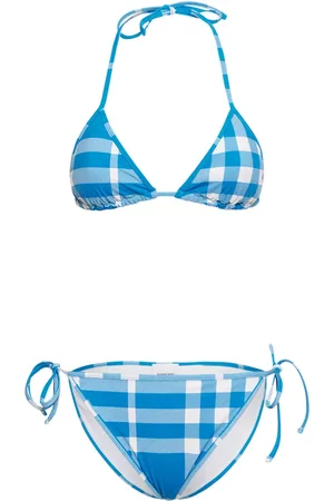 Burberry Cobb Check Printed Bikini Set