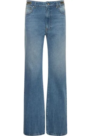 Paco rabanne Embellished High Rise Jeans