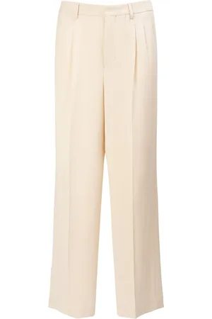 Ami Wool & Viscose Twill Straight Pants