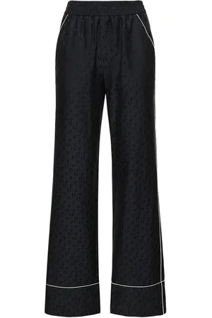 OFF-WHITE Silk Blend Jacquard Pajama Pants