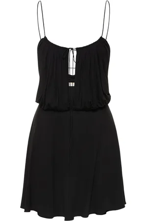 Saint Laurent Viscose Mini Dress