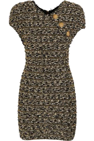Balmain Tweed & Lurex Mini Dress