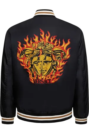 VERSACE Embroidered Bomber Jacket