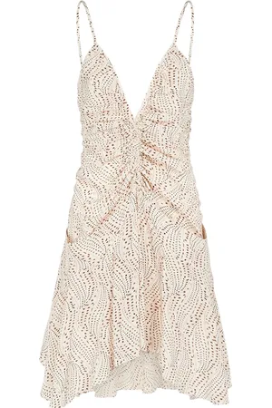 Isabel Marant Uziela Stretch Silk Mini Dress