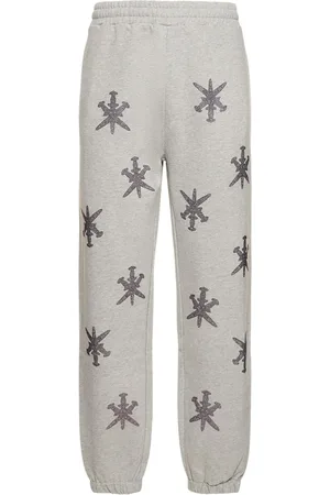 UNKNOWN Rhinestone Dagger Cotton Joggers