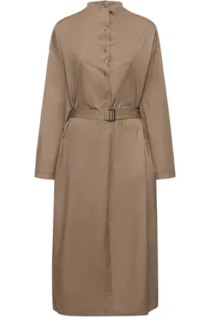 LEMAIRE Housse Cotton Poplin Midi Dress