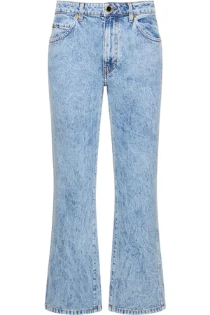 Khaite Vivian New Bootcut Flare Cotton Jeans