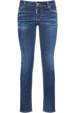 Dsquared2 Jennifer Low Rise Denim Skinny Jeans
