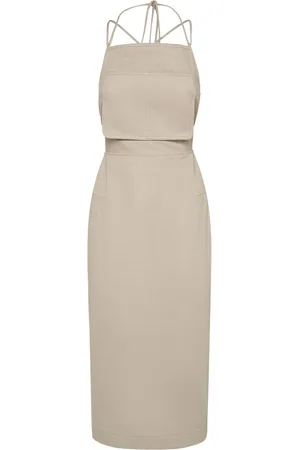 Max Mara Adorno1234 Cotton Twill Midi Dress