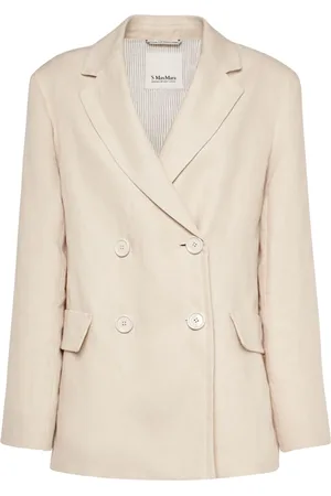 Max Mara Laura Linen Double Breasted Jacket