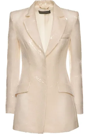 Alberta Ferretti Fitted Sequined Jacket