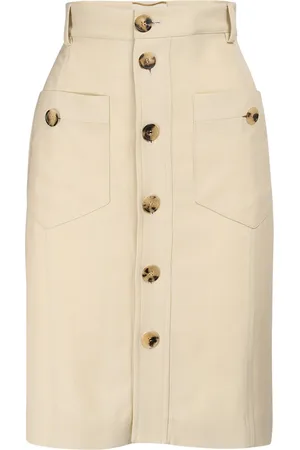 Saint Laurent Saharan Viscose Skirt