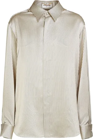 Saint Laurent Striped Silk Shirt