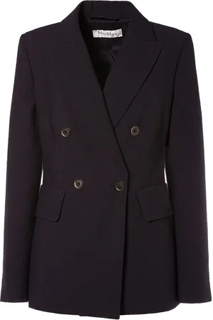Max Mara Albero Seersucker Wool Jacket