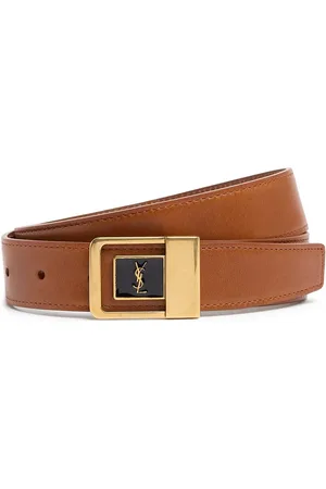 Saint Laurent 30mm Boucle La 66 Leather Belt