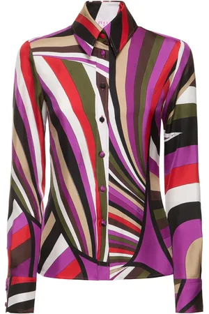 Puccini Printed Silk Twill Shirt