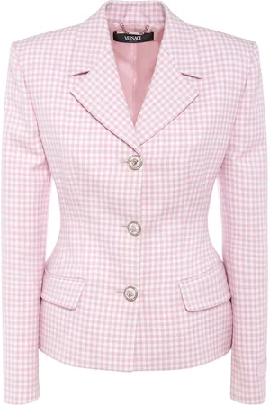 VERSACE Double Wool Natté Single Breast Jacket