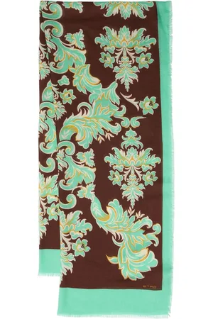 Etro Wool & Cashmere Printed Scarf