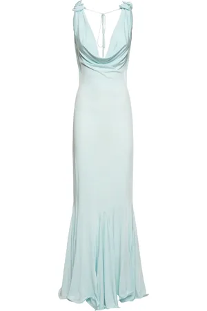 MAGDA BUTRYM Draped Jersey Long Dress